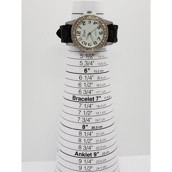 Vivani KRBRINT, women\'s dress watch. Large face with jeweled bevel main image 8